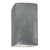 Justice Designs Ambiance LED Lantern in Antique Silver - CER-0955-ANTS-LED2-2000