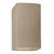 Justice Designs Ambiance LED Lantern in Sienna Brown Crackle - CER-0955-CKS-LED2-2000