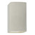 Justice Designs Ambiance Lantern in White Crackle - CER-0955-CRK