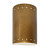 Justice Designs Ambiance LED Lantern in Antique Gold - CER-0995-ANTG-LED1-1000