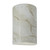 Justice Designs Ambiance LED Lantern in Carrara Marble - CER-0995W-STOC-LED1-1000