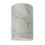 Justice Designs Ambiance Wall Sconce in Carrara Marble - CER-5945-STOC