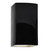 Justice Designs Ambiance LED Wall Sconce in Gloss Black - CER-5950-BLK-LED1-1000