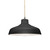 Justice Designs Radiance One Light Pendant in Gloss Black w/ Matte White - CER-6260-BKMT-NCKL-BEIG-TWST