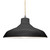 Justice Designs Radiance One Light Pendant in Gloss Black - CER-6265-BLK-NCKL-BEIG-TWST