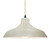 Justice Designs Radiance One Light Pendant in White Crackle - CER-6265-CRK-MBLK-BEIG-TWST