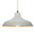 Justice Designs Radiance One Light Pendant in Matte White w/ Champagne Gold - CER-6265-MTGD-MBLK-BEIG-TWST