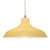 Justice Designs Radiance One Light Pendant in Muted Yellow - CER-6265-MYLW-NCKL-BEIG-TWST