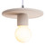 Justice Designs Radiance One Light Pendant in Bisque - CER-6320-BIS-CROM-WTCD