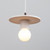 Justice Designs Radiance One Light Pendant in Bisque - CER-6320-BIS-DBRZ-WTCD