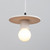 Justice Designs Radiance One Light Pendant in Bisque - CER-6320-BIS-MBLK-WTCD