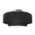 Justice Designs Radiance One Light Semi-Flush Mount in Gloss Black w/ Matte White - CER-6375-BKMT-NCKL