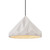 Justice Designs Radiance One Light Pendant in Bisque - CER-6450-BIS-CROM-BKCD