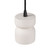 Justice Designs Radiance One Light Pendant in Bisque - CER-6500-BIS-MBLK-BKCD
