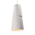 Justice Designs Radiance One Light Pendant in Bisque - CER-6435-BIS-CROM-WTCD