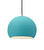Justice Designs Radiance One Light Pendant in Reflecting Pool - CER-6533-RFPL-NCKL-BKCD