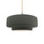 Justice Designs Radiance One Light Pendant in Pewter Green - CER-6543-PWGN-NCKL-BEIG-TWST