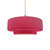 Justice Designs Radiance One Light Pendant in Cerise - CER-6543-CRSE-BRSS-BEIG-TWST