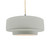 Justice Designs Radiance One Light Pendant in Bisque - CER-6545-BIS-NCKL-BEIG-TWST