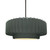 Justice Designs Radiance One Light Pendant in Pewter Green - CER-6553-PWGN-NCKL-RIGID