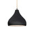 Justice Designs Radiance One Light Pendant in Gloss Black w/ Matte White - CER-6560-BKMT-NCKL-BEIG-TWST