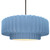 Justice Designs Radiance One Light Pendant in Sky Blue - CER-6555-SKBL-NCKL-RIGID