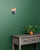 Justice Designs American Classics One Light Wall Sconce in Gloss Grey - CER-7021-GRY-NCKL