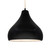 Justice Designs Radiance One Light Pendant in Carbon - Matte Black - CER-6565-CRB-MBLK-BEIG-TWST