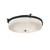 Justice Designs Clouds Two Light Flush-Mount in Matte Black - CLD-8985-MBLK