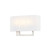 Justice Designs Textile Three Light Wall Sconce in Brushed Nickel - FAB-4334-WHTE-NCKL
