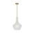 Justice Designs Fusion One Light Pendant in Brushed Brass - FSN-4170-SEED-BRSS