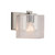 Justice Designs Fusion One Light Wall Sconce in Brushed Nickel - FSN-8447-55-SEED-NCKL Justice Designs Fusion One Light Wall Sconce in Brushed Nickel - FSN-8447-55-SEED-NCKL