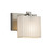 Justice Designs Porcelina One Light Wall Sconce in Brushed Nickel - PNA-8447-55-PLET-NCKL Justice Designs Porcelina One Light Wall Sconce in Brushed Nickel - PNA-8447-55-PLET-NCKL