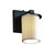 Justice Designs Limoges LED Wall Sconce in Matte Black - POR-8771-10-WFAL-MBLK-LED1-700