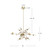 Kuzco Lighting Geode LED Pendant in Brushed Gold - CH50848-BG