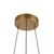 Kuzco Lighting Lex LED Chandelier in Vintage Brass - CH68127-VB-UNV