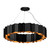 Kuzco Lighting Akira 12 Light Chandelier in Black/Gold - CH58040-BK/GD