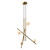 Kuzco Lighting Amara LED Chandelier in Brushed Gold/Glossy Opal Glass - CH89832-BG/GO