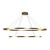 Kuzco Lighting Ovale LED Chandelier in Brushed Gold - CH79253-BG Kuzco Lighting Ovale LED Chandelier in Brushed Gold - CH79253-BG