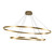 Kuzco Lighting Ovale LED Chandelier in Brushed Gold - CH79253-BG Kuzco Lighting Ovale LED Chandelier in Brushed Gold - CH79253-BG