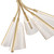Kuzco Lighting Mulberry LED Chandelier in Brushed Gold/Light Guide - CH62628-BG/LG