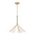 Kuzco Lighting Mulberry LED Chandelier in Brushed Gold/Light Guide - CH62628-BG/LG
