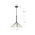 Kuzco Lighting Mulberry LED Chandelier in Black/Light Guide - CH62628-BK/LG
