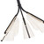 Kuzco Lighting Mulberry LED Chandelier in Black/Light Guide - CH62628-BK/LG