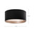 Kuzco Lighting Mousinni LED Flush Mount in Black - FM11418-BK