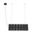 Kuzco Lighting Domino LED Linear Pendant in Black - LP17435-BK-UNV Kuzco Lighting Domino LED Linear Pendant in Black - LP17435-BK-UNV
