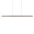 Kuzco Lighting Vega LED Linear Pendant in Black - LP10356-BK-2700K