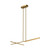 Kuzco Lighting Shift LED Linear Pendant in Brushed Gold - LP28748-BG-UNV