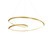 Kuzco Lighting Ampersand LED Pendant in Brushed Gold - PD22332-BG