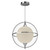 Kuzco Lighting Aries LED Pendant in Chrome - PD76716-CH